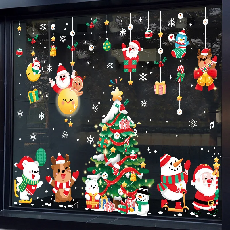 Christmas Decorations 2021 Xmas Theme Window Decal Stickers for Home Decor 2022 Christmas Window Glass Front Door Sticker Decor
Christmas Decorations 2021 Xmas Theme Window Decal Stickers for Home Decor 2022 Christmas Window Glass Front Door Sticker Decor