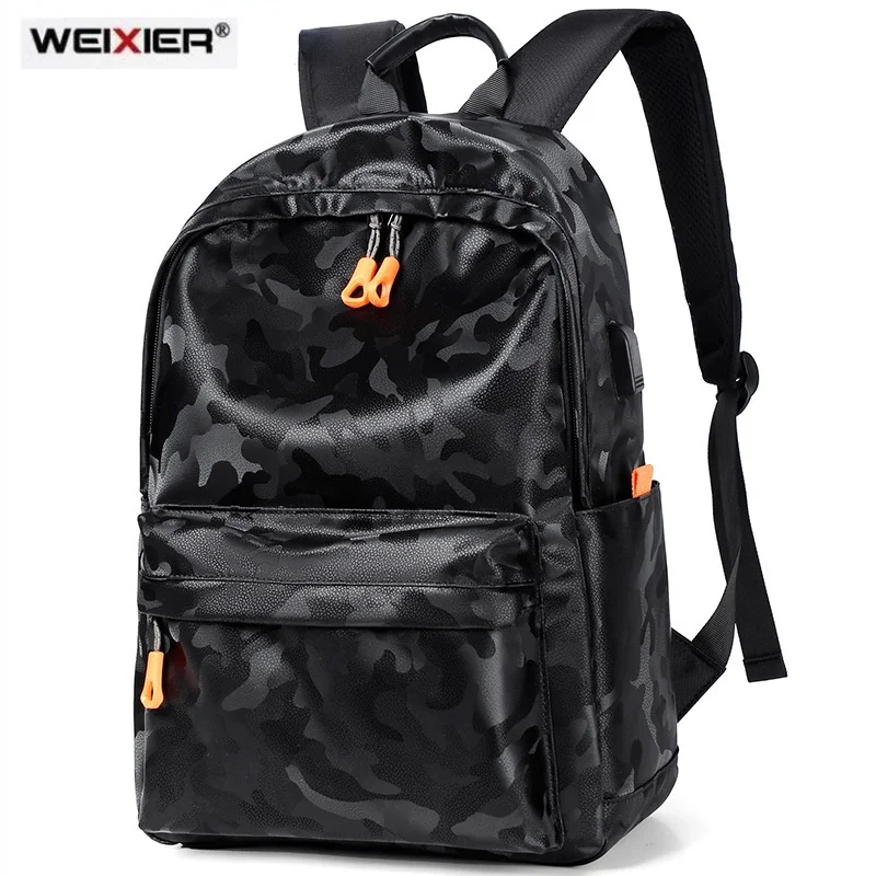 Super Light PU USB Charging laptop Men Backpack Waterproof Travel Backpack for Men Computer Business school Backpack Men Bag sac
Super Light PU USB Charging laptop Men Backpack Waterproof Travel Backpack for Men Computer Business school Backpack Men Bag sac