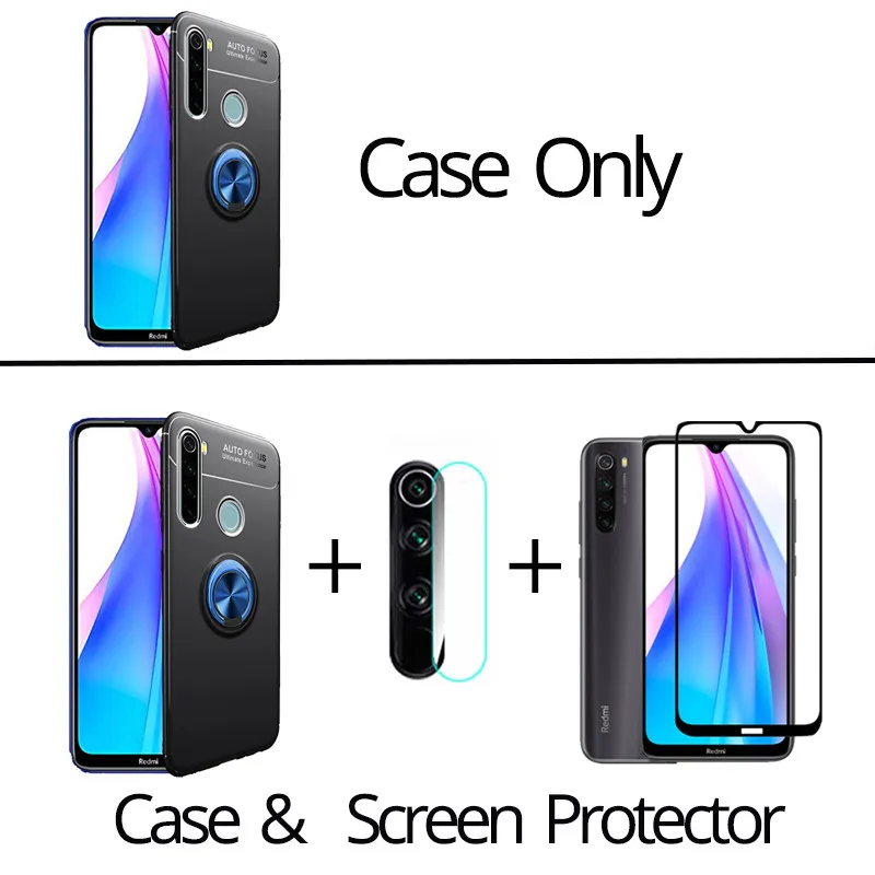 1-3 kits Glass + Magnetic Silicone Case for redmi-note-8pro case xiaomi note 8 t Full Cover redmi note8 pro magnetic ring Case
1-3 kits Glass + Magnetic Silicone Case for redmi-note-8pro case xiaomi note 8 t Full Cover redmi note8 pro magnetic ring Case