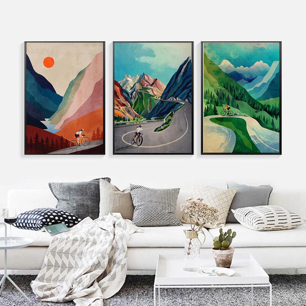 Wall Art Canvas Bicycle Cycling Ascending In Mountains Poster Painting Motivational Pictures Print Gift Kids Bedroom Home Decor
Wall Art Canvas Bicycle Cycling Ascending In Mountains Poster Painting Motivational Pictures Print Gift Kids Bedroom Home Decor