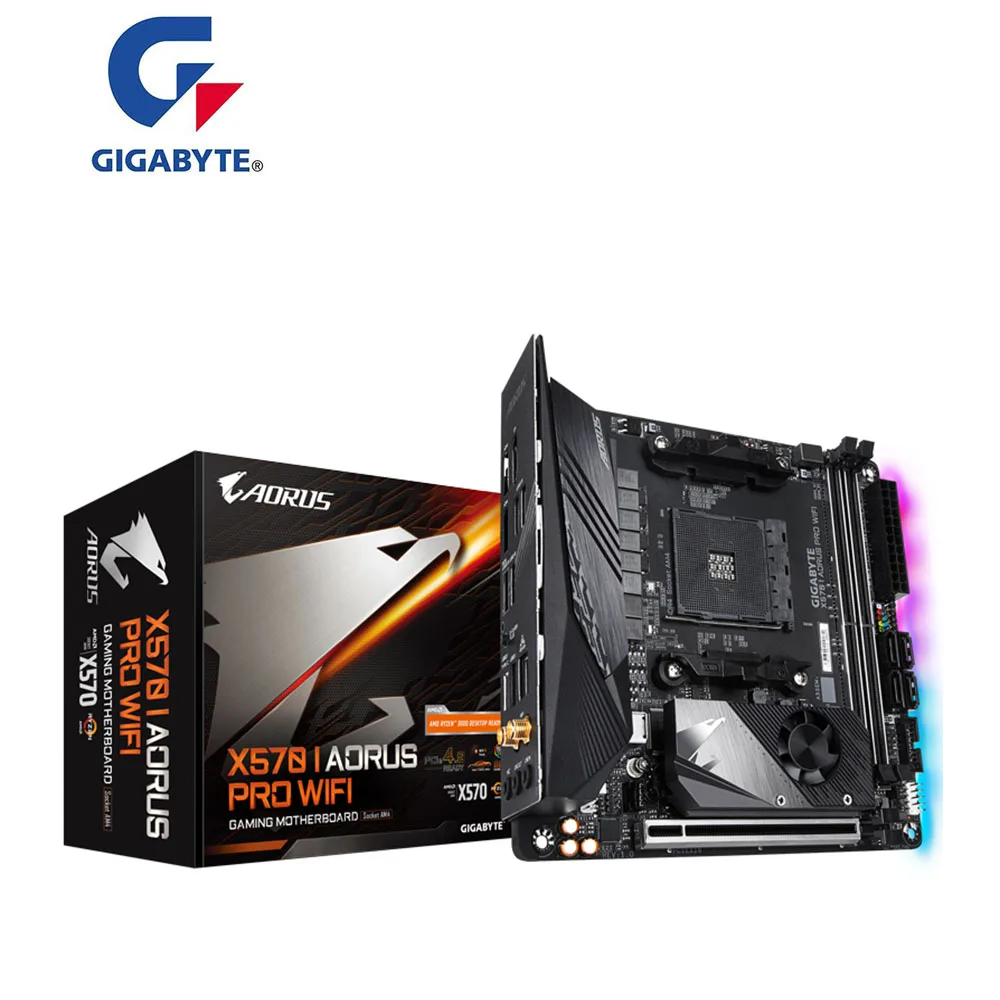 Новинка материнская плата mini itx для Gigabyte X570 I AORUS PRO WIFI настольная PCI E 4 0 M.2 USB3.0 3 1 X570M