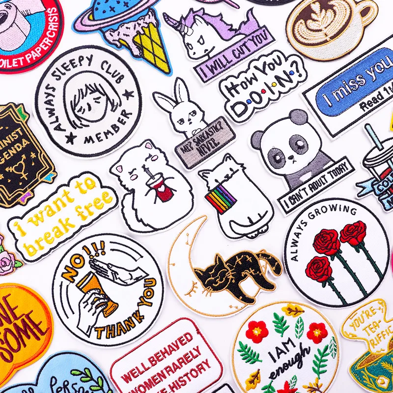 Cute Animal Applique Iron On Patches On Clothes Cartoon Cat Embroidered Patches For Clothing Stickers Letters Sticker On Clothes
Cute Animal Applique Iron On Patches On Clothes Cartoon Cat Embroidered Patches For Clothing Stickers Letters Sticker On Clothes