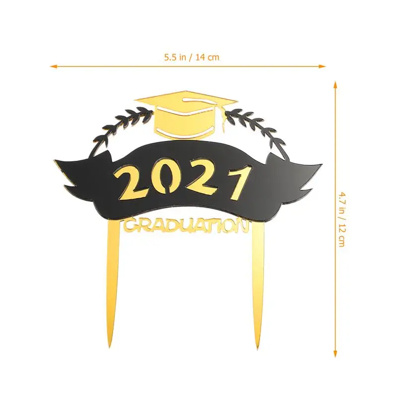 10pcs 2021 Graduation Cake Insert Toppers Party Acrylic Cake Decorative Toppers 
10pcs 2021 Graduation Cake Insert Toppers Party Acrylic Cake Decorative Toppers