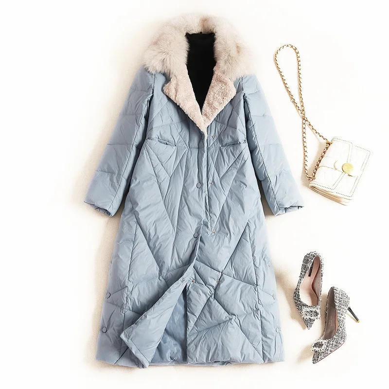 Detachable Fox Fur Collar Down Jacket Warm Coat Duck Down Fashion 's Winter Women Lightweight White Long Polyester Casual
Detachable Fox Fur Collar Down Jacket Warm Coat Duck Down Fashion 's Winter Women Lightweight White Long Polyester Casual