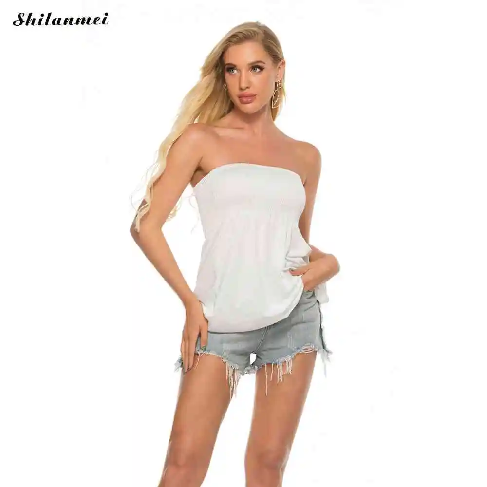 Black Sexy Tube Top Ruffle Ruched Women Strapless Tops Solid Casual Tanks Camisoles Ladies Off Shoulder Streetwear Backless Tops
Black Sexy Tube Top Ruffle Ruched Women Strapless Tops Solid Casual Tanks Camisoles Ladies Off Shoulder Streetwear Backless Tops