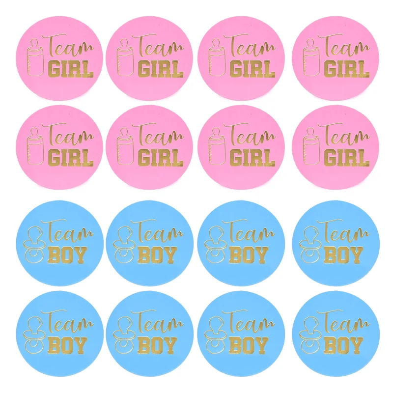 24/48pcs Team Boy Team Girl Stickers Decoration Baby Shower Supply Its Boy or Girl Vote Gift Bag Sticker for Gender Reveal Party
24/48pcs Team Boy Team Girl Stickers Decoration Baby Shower Supply Its Boy or Girl Vote Gift Bag Sticker for Gender Reveal Party