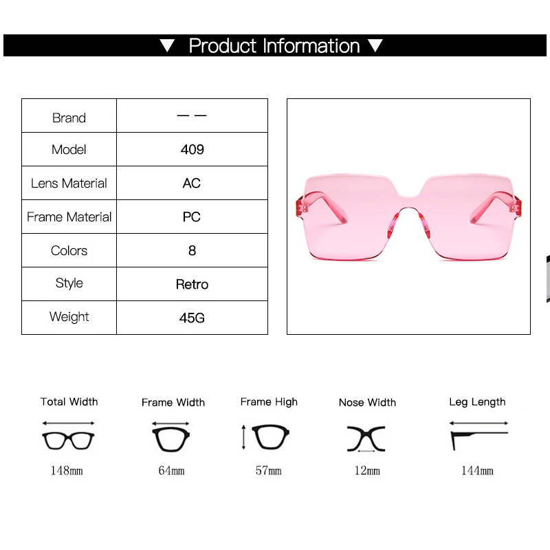 Vintage Square Sunglasses Women Brand Designer Retro Sunglass Female Candy Color Eyewears Shades Glasses
Vintage Square Sunglasses Women Brand Designer Retro Sunglass Female Candy Color Eyewears Shades Glasses