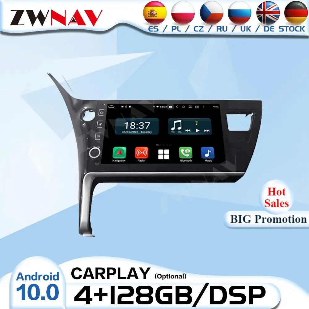 2 Din Carplay Android 10 Radio Receiver For Toyota Corolla 2016 2017 2018 Audio Stereo Video Player CAR GPS Navigation Head Unit
2 Din Carplay Android 10 Radio Receiver For Toyota Corolla 2016 2017 2018 Audio Stereo Video Player CAR GPS Navigation Head Unit