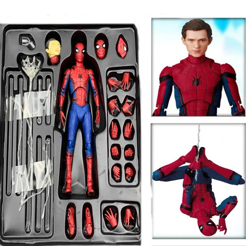 Marvel's The Avengers Spider-Man Peter Parker Movable figure model Ornaments collect Best birthday surprise gift for children
Marvel's The Avengers Spider-Man Peter Parker Movable figure model Ornaments collect Best birthday surprise gift for children