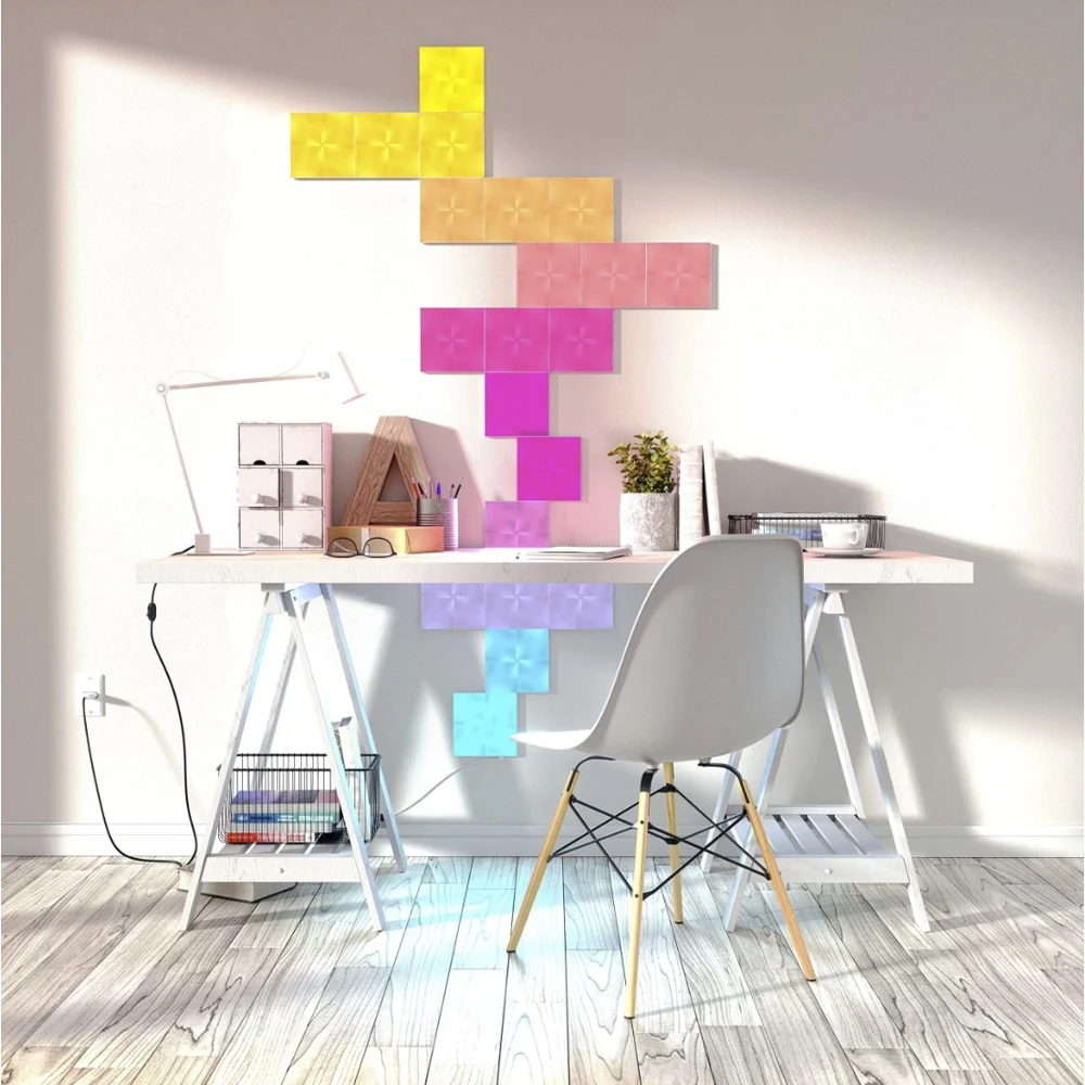 Светильник Nanoleaf Canvas Smarter Kit NL29-0002SW-9PK 9 панелей 15 см | Освещение