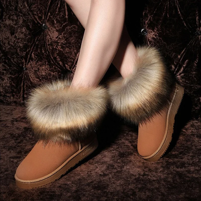 OZERSK Europe Style Fashion Woman Winter Snow Boots Faux Suede Fur Female Waterproof Snow Boots Warm Slip-On Ankle Boots
OZERSK Europe Style Fashion Woman Winter Snow Boots Faux Suede Fur Female Waterproof Snow Boots Warm Slip-On Ankle Boots