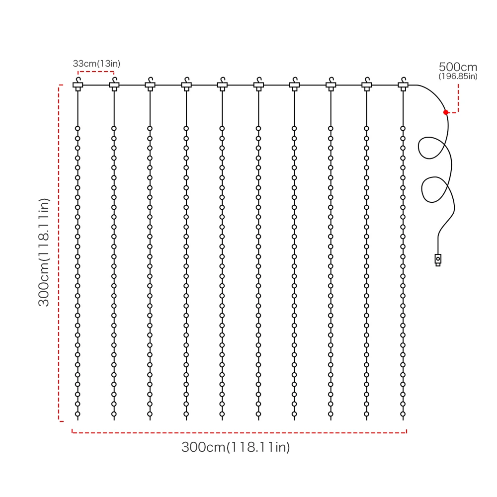 3*3M 300 Lights Curtain Fairy Lights Party Decor Led Patio Party Wedding Window Decor String Light USB Power Remote Control
3*3M 300 Lights Curtain Fairy Lights Party Decor Led Patio Party Wedding Window Decor String Light USB Power Remote Control