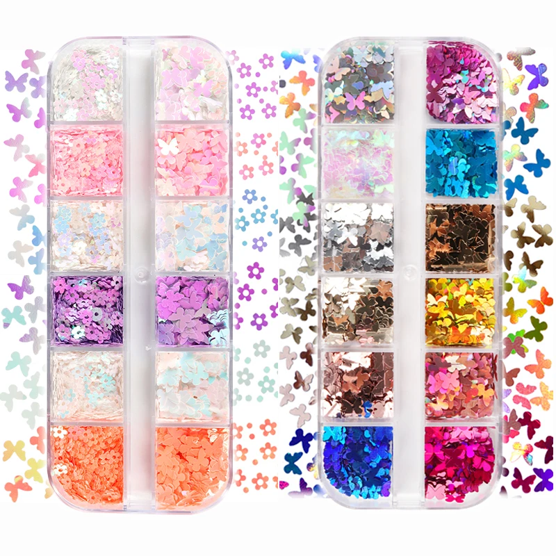 2Pc Mermaid Butterfly Flower Sequins Nail Art Decorations Holographic Flake Glitter Kit For UV Polish Manicure Supplies RK390103
2Pc Mermaid Butterfly Flower Sequins Nail Art Decorations Holographic Flake Glitter Kit For UV Polish Manicure Supplies RK390103