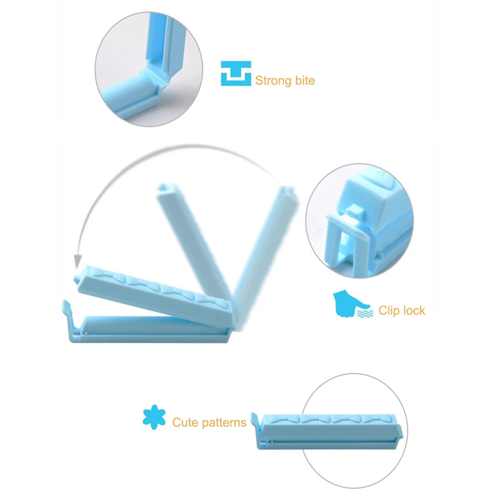 20/10Pcs Wholesale Portable New Kitchen Storage Food Snack Seal Sealing Bag Clips Sealer Clamp Plastic Tool Kitchen Accessories
20/10Pcs Wholesale Portable New Kitchen Storage Food Snack Seal Sealing Bag Clips Sealer Clamp Plastic Tool Kitchen Accessories