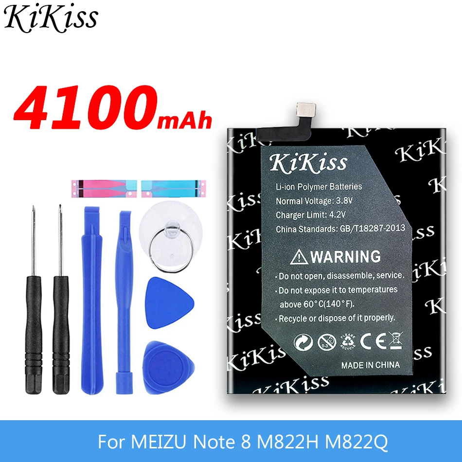 Аккумулятор KiKiss 4100 мАч BA822 для Meizu Note 8 Note8 M822H M822Q мобильный телефон BA 822 для батарей Mei Zu + Подарочные инструменты
Аккумулятор KiKiss 4100 мАч BA822 для Meizu Note 8 Note8 M822H M822Q мобильный телефон BA 822 для батарей Mei Zu + Подарочные инструменты