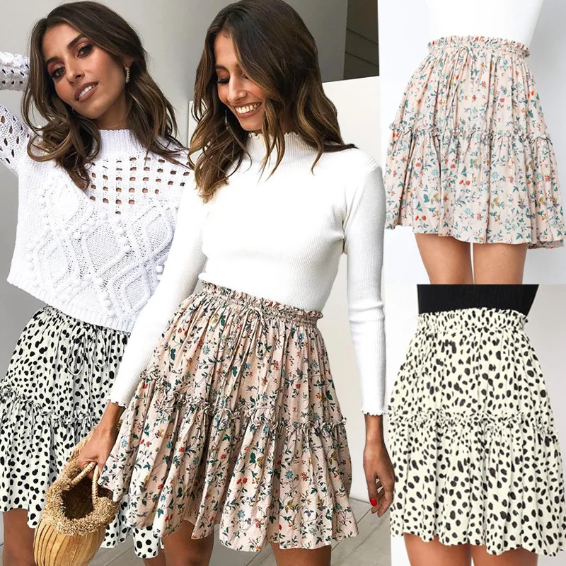 Summer Floral Print Party Mini Skirt Women 2021 Korean Fashion Ladies High Waist A-line Skirt Lace-Up Ruffle Beach Female skirts
Summer Floral Print Party Mini Skirt Women 2021 Korean Fashion Ladies High Waist A-line Skirt Lace-Up Ruffle Beach Female skirts