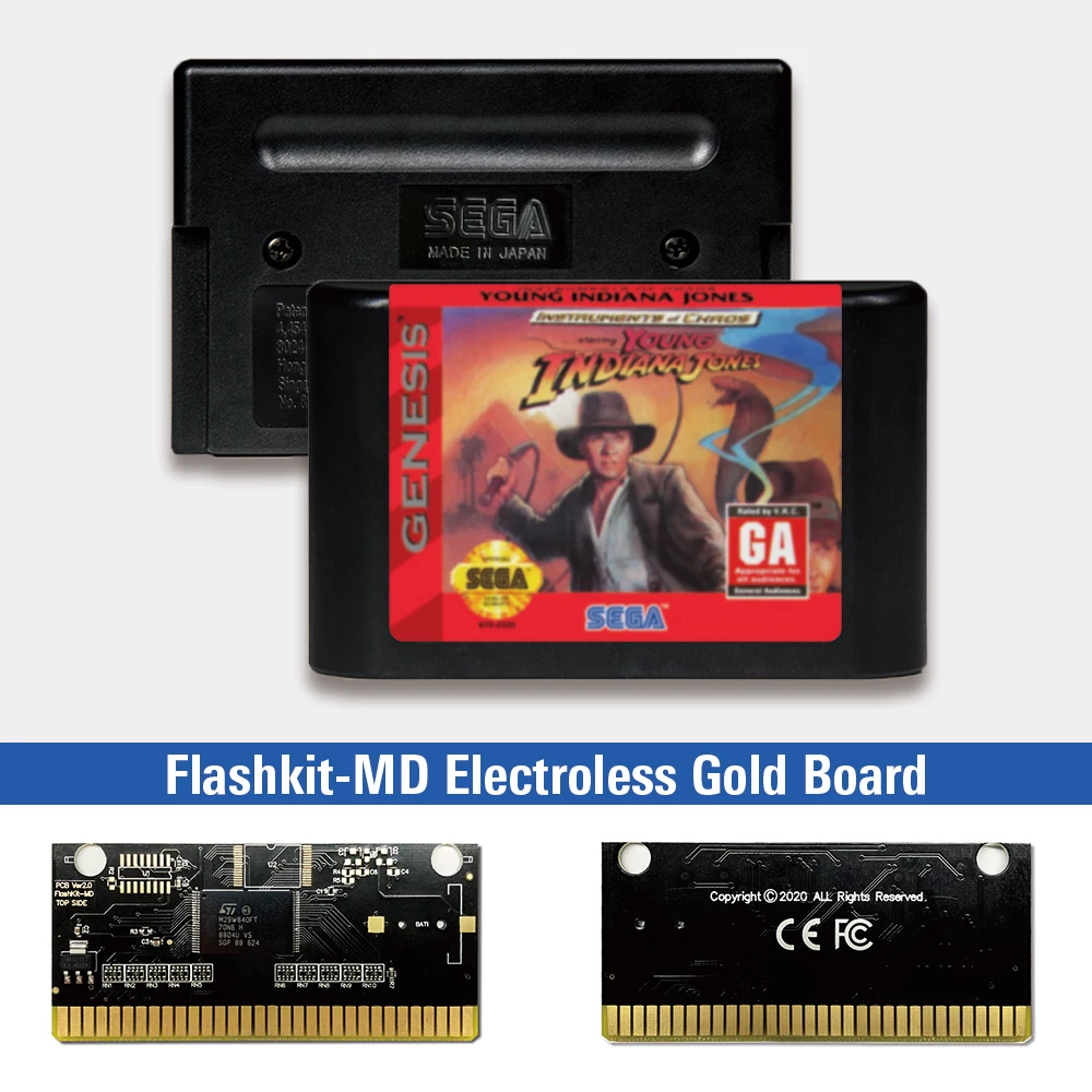 Инструментов хаоса в молодой Индиана Джонс-USA метки Flashkit MD карточная игра для Sega Genesis Megadrive игровая консоль
Инструментов хаоса в молодой Индиана Джонс-USA метки Flashkit MD карточная игра для Sega Genesis Megadrive игровая консоль