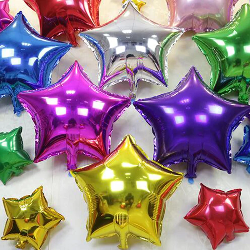 20pcs Balloons Five-pointed star Shape Foil Balloon Party Supplies Decoration Kids Birthday Aluminum Balloon Wedding Decoration
20pcs Balloons Five-pointed star Shape Foil Balloon Party Supplies Decoration Kids Birthday Aluminum Balloon Wedding Decoration