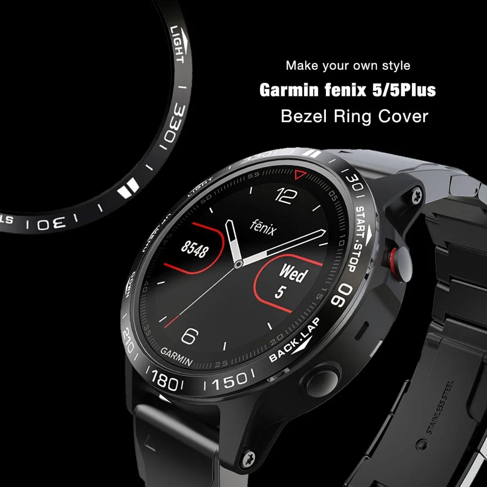For Garmin Fenix6X 6X Pro 5 Plus 6 Pro Bezel Ring Adhesive Cover Case Stainless Steel Smart watch accessories Protector Frame
For Garmin Fenix6X 6X Pro 5 Plus 6 Pro Bezel Ring Adhesive Cover Case Stainless Steel Smart watch accessories Protector Frame