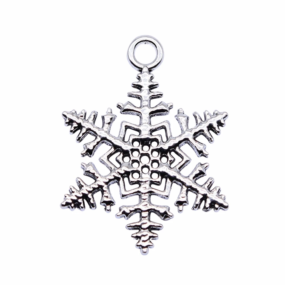 Tristana 10pcs 36x26mm Antique Silver Color Snowflake Charms Pendant For Jewelry Making DIY Jewelry Findings
Tristana 10pcs 36x26mm Antique Silver Color Snowflake Charms Pendant For Jewelry Making DIY Jewelry Findings
