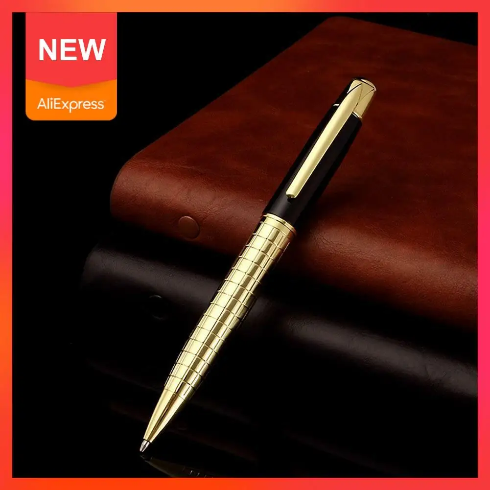 Metal Rotating Ballpoint Pen Luxury Metal Business Stationery School Pen Writing Supply High Ball Quality Pen Signature Oil V3C1
Metal Rotating Ballpoint Pen Luxury Metal Business Stationery School Pen Writing Supply High Ball Quality Pen Signature Oil V3C1
