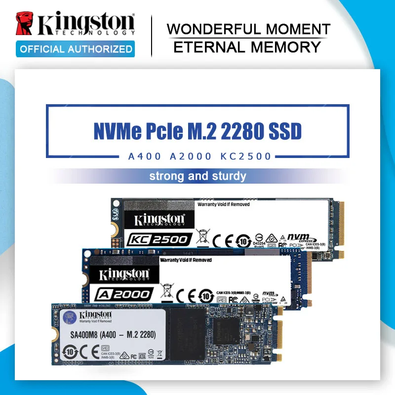 Kingston SSD NVMe PCIe M.2 2280 250G 500G 1 ТБ Внутренний твердотельный накопитель 120G 240G 480G жесткий