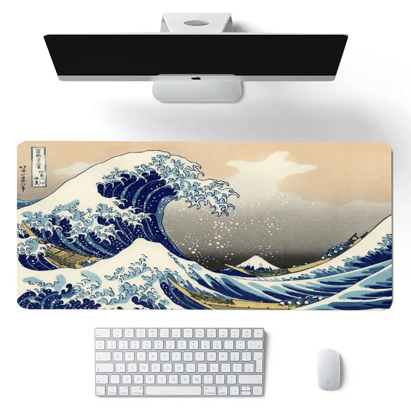 Japan The Great Wave of Kanagawa Art Mouse Pad Large Computer Gaming Mousepad Gamer Rubber Otaku Keyboard mouse pad carpet gift
Japan The Great Wave of Kanagawa Art Mouse Pad Large Computer Gaming Mousepad Gamer Rubber Otaku Keyboard mouse pad carpet gift