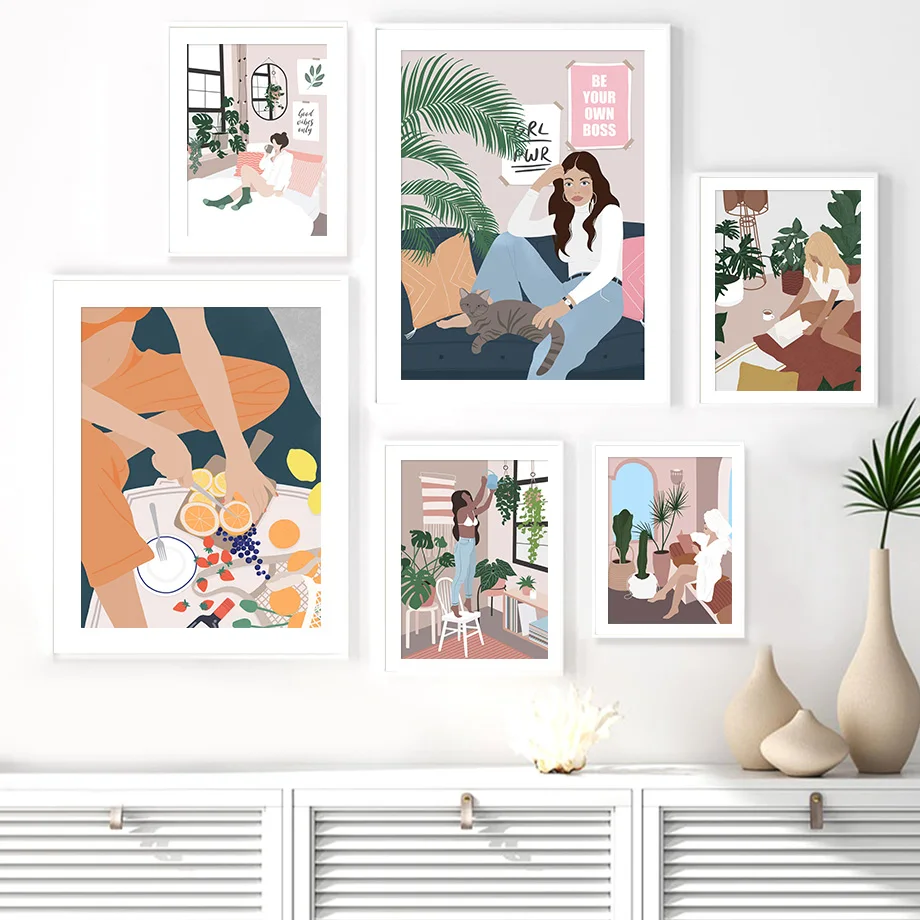 Abstract Fashion Vintage Girl illustration Nordic Posters And Prints Wall Art Canvas Painting Wall Picture For Living Room Decor
Abstract Fashion Vintage Girl illustration Nordic Posters And Prints Wall Art Canvas Painting Wall Picture For Living Room Decor