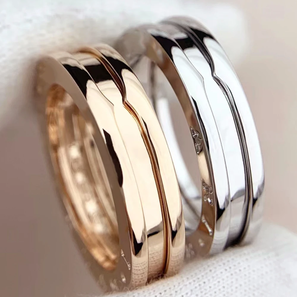 Original Design Roman Single Circle Spiral Ring BV Brand Jewelry Luxury Couple Ring High Quality LOGO Holiday Gift Hot Trend
Original Design Roman Single Circle Spiral Ring BV Brand Jewelry Luxury Couple Ring High Quality LOGO Holiday Gift Hot Trend