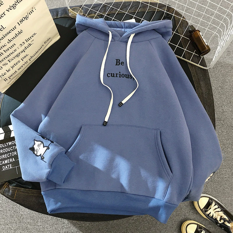 Harajuku Cat Printed Long Sleeve Hoodies Women Winter Autumn Plush Fleece Hooded Sweatshirt Cute Plus Size Pockets Pullover Tops
Harajuku Cat Printed Long Sleeve Hoodies Women Winter Autumn Plush Fleece Hooded Sweatshirt Cute Plus Size Pockets Pullover Tops