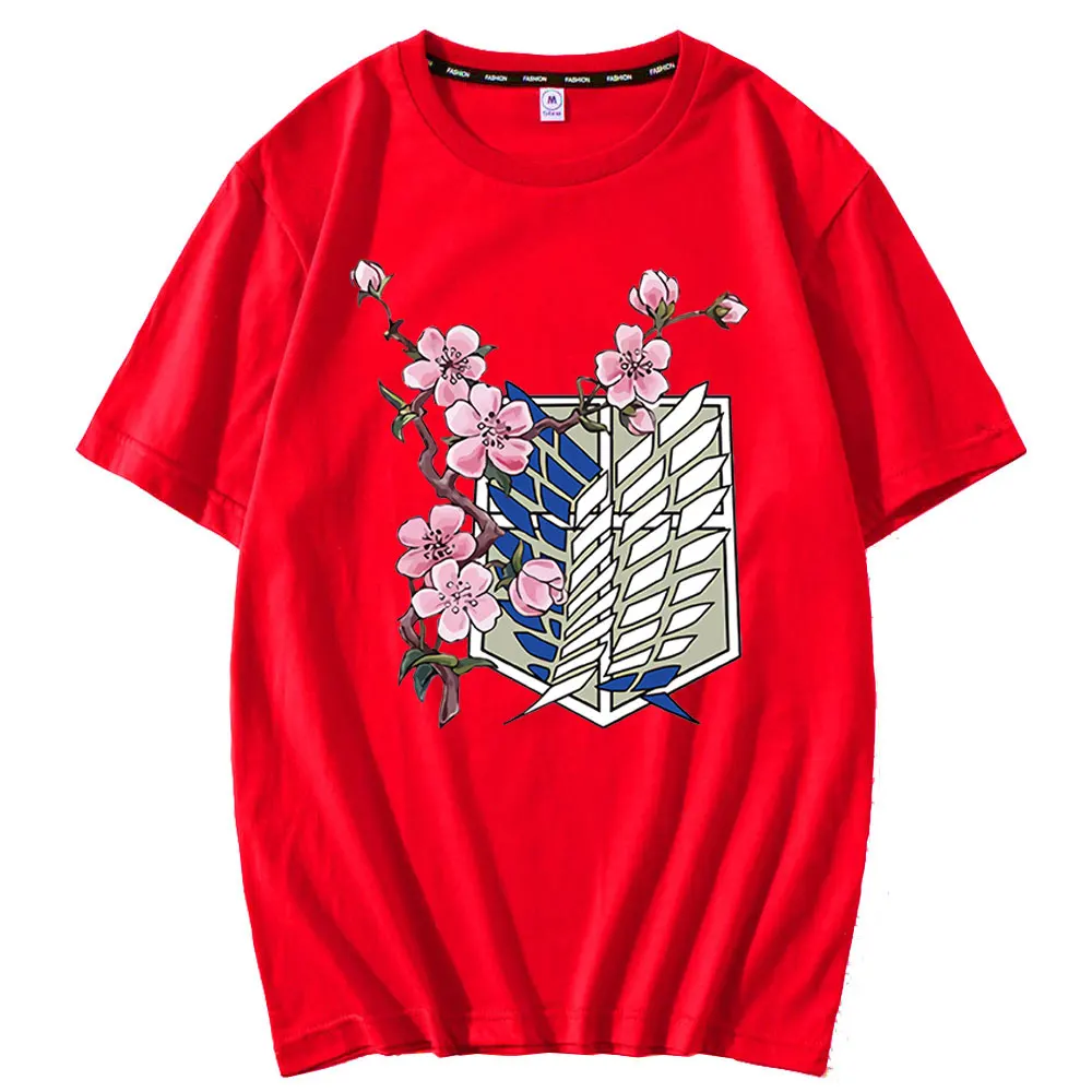 Attack on Titan Harajuku T Shirt Cherry Blossoms Print Women Ullzang T-shirt 90s Graphic Tshirt Grunge Aesthetic Top Tee Female
Attack on Titan Harajuku T Shirt Cherry Blossoms Print Women Ullzang T-shirt 90s Graphic Tshirt Grunge Aesthetic Top Tee Female
