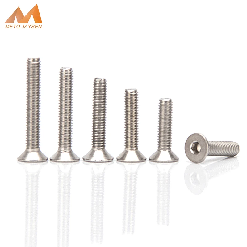 Stainless Steel 304 Hex Hexagon Socket Head Countersunk Screw M4 Flat Head Screws Bolts Length 4mm-60mm
Stainless Steel 304 Hex Hexagon Socket Head Countersunk Screw M4 Flat Head Screws Bolts Length 4mm-60mm