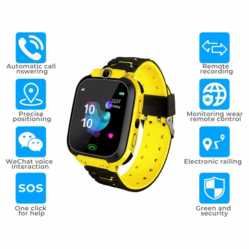 Child intelligent watch with gps q12s, waterproof smartwatch with gps, yes card placement and anti-loss, for children, tracker
Child intelligent watch with gps q12s, waterproof smartwatch with gps, yes card placement and anti-loss, for children, tracker