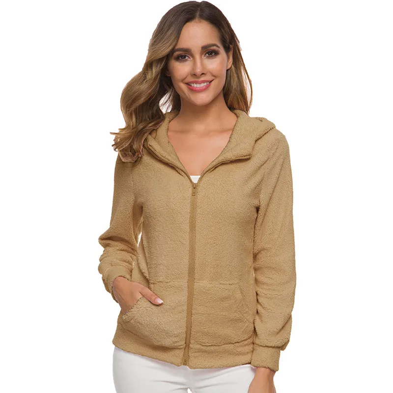 Leosoxs 2020 Autumn Winter Fashion Women's Coat Casual Wide Waisted Solid Zipper Hooded Long Sleeve Pocket Fluff Coat Plus Size
Leosoxs 2020 Autumn Winter Fashion Women's Coat Casual Wide Waisted Solid Zipper Hooded Long Sleeve Pocket Fluff Coat Plus Size