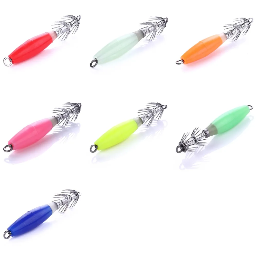 5pcs Luminous Squid Jig Double Hooks Fishing Gear Cuttlefish 10CM Fishing Hook Used During The Day And Night
5pcs Luminous Squid Jig Double Hooks Fishing Gear Cuttlefish 10CM Fishing Hook Used During The Day And Night