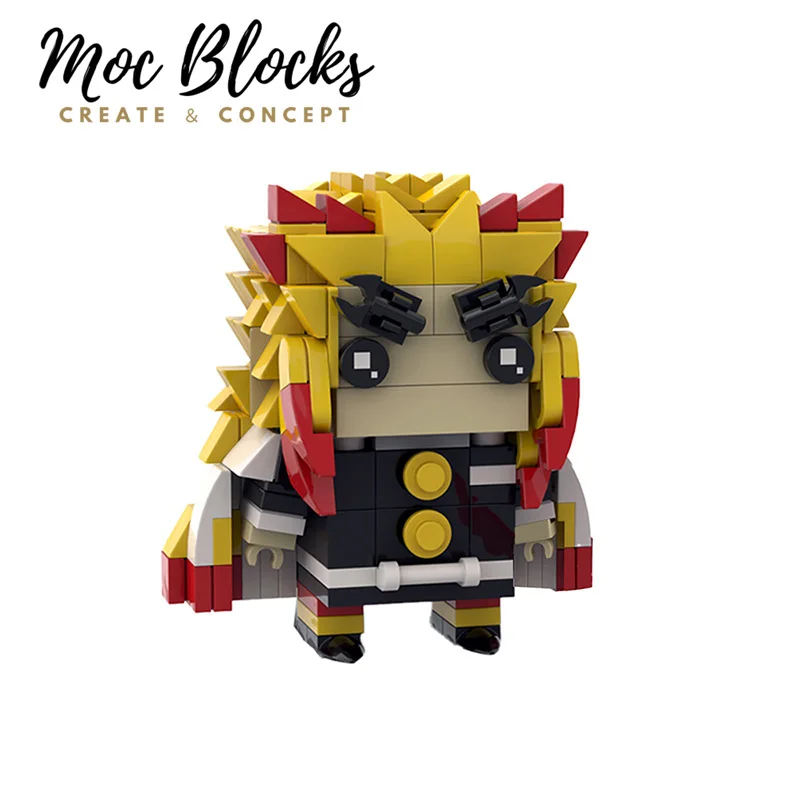 MOC Action Figures Diy Building Blocks Rengoku Kyojurou Brickheadz Collection Anime Character Model Toys For Children Christmas
MOC Action Figures Diy Building Blocks Rengoku Kyojurou Brickheadz Collection Anime Character Model Toys For Children Christmas