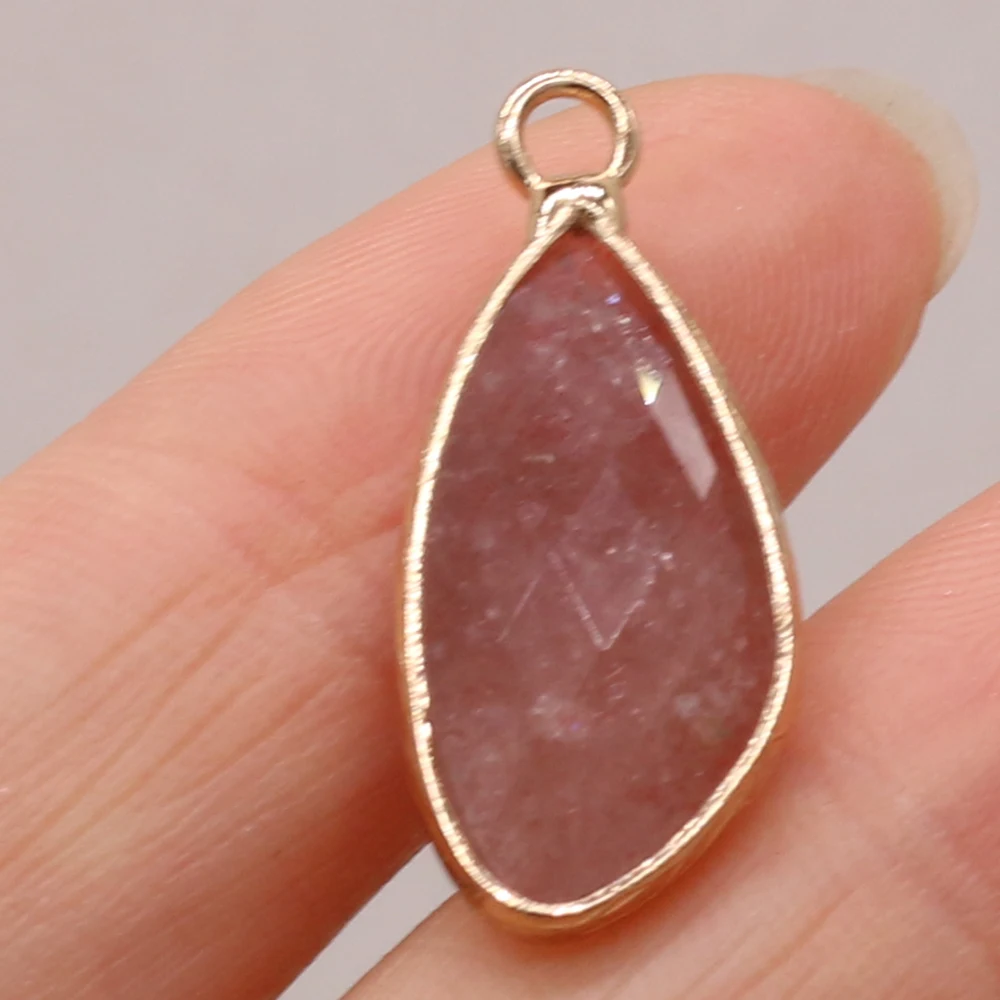 Explosive Natural Semi-precious Stone Strawberry Crystal Irregular Pendant Making DIY Necklace Bracelet Accessory Jewelry Gift
Explosive Natural Semi-precious Stone Strawberry Crystal Irregular Pendant Making DIY Necklace Bracelet Accessory Jewelry Gift
