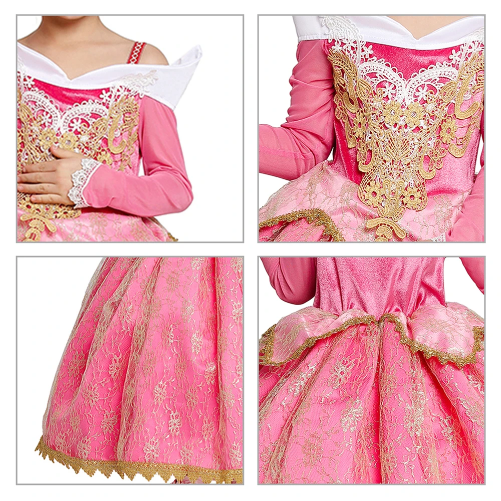 Sleeping Beauty Princess Dress Kids Lace Floral Ball Gown Girl Cosplay Costume Children Role Playing Dress Up Clothes
Sleeping Beauty Princess Dress Kids Lace Floral Ball Gown Girl Cosplay Costume Children Role Playing Dress Up Clothes