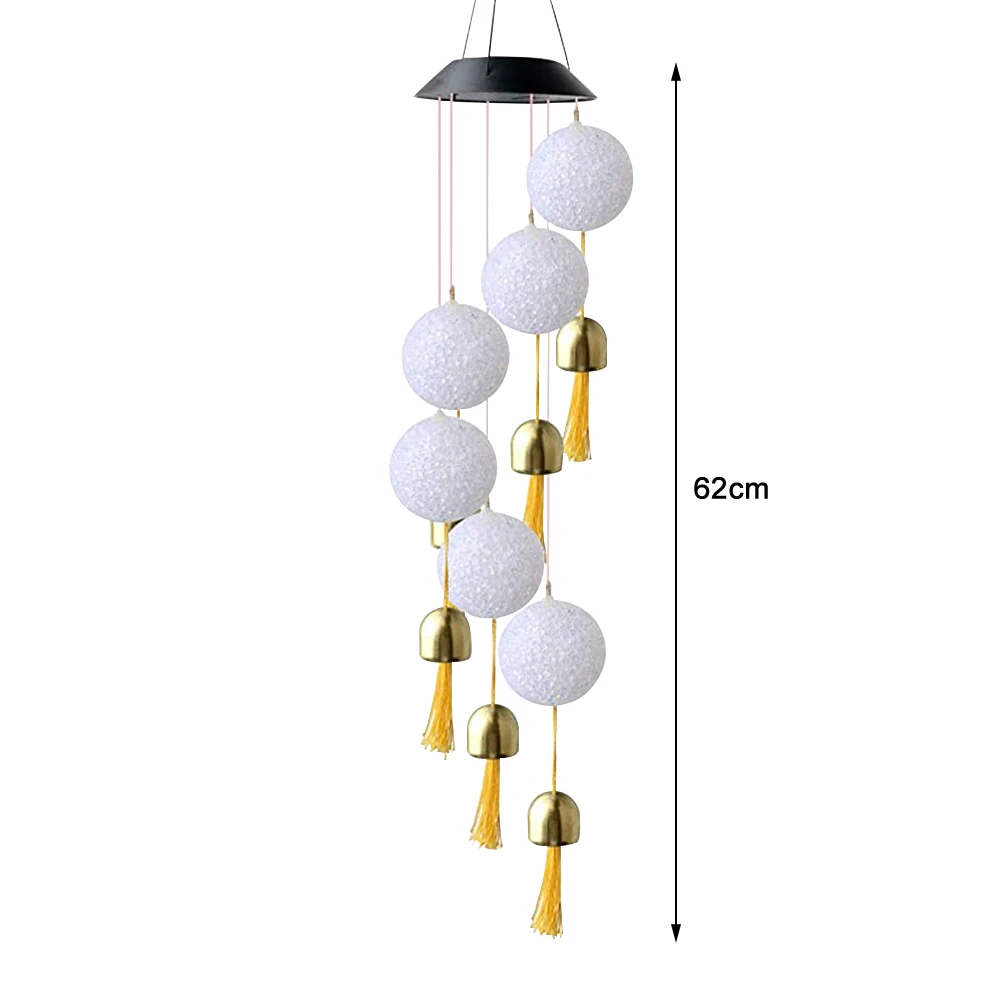 Color Changing Solar Power Wind Chime Lamp Waterproof Indoor Room Romantic Colorful Ball Windbell Hanging Pendant Light
Color Changing Solar Power Wind Chime Lamp Waterproof Indoor Room Romantic Colorful Ball Windbell Hanging Pendant Light