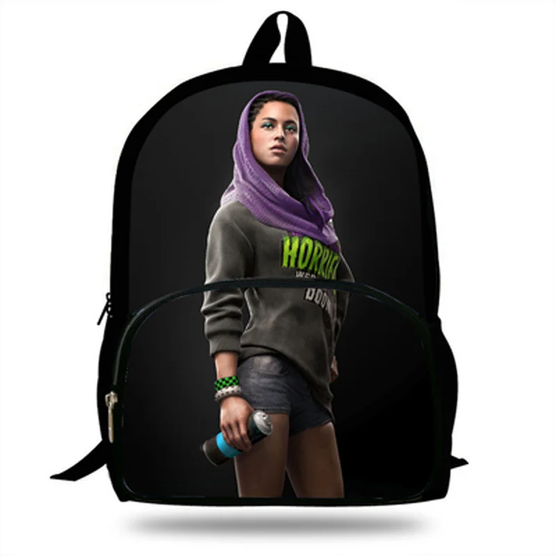 20 Hot 16inch Hot Sale Games Print Bags for Teenagers Watch Dogs Backpack for Kids Girls Boys Casual Bags for Children Students
20 Hot 16inch Hot Sale Games Print Bags for Teenagers Watch Dogs Backpack for Kids Girls Boys Casual Bags for Children Students