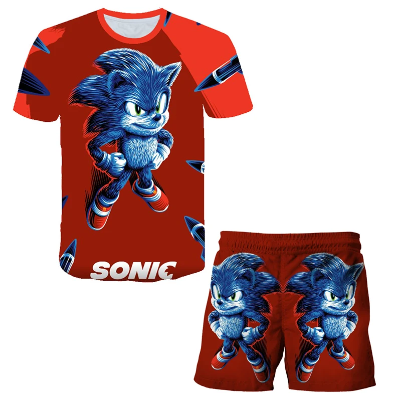 Summer Kids Suit 3D Printed Sonic T-Shirt Shorts Set for Boys/Girls Cartoon Tops Tee Clothes Children's Short Sleeve Sets 2021
Summer Kids Suit 3D Printed Sonic T-Shirt Shorts Set for Boys/Girls Cartoon Tops Tee Clothes Children's Short Sleeve Sets 2021