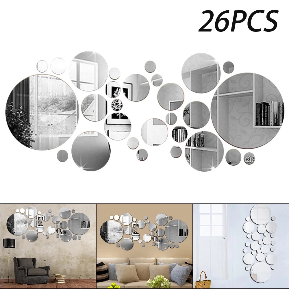 NEW 26pcs 3D Mirror Wall Sticker DIY Wall Stickers TV Background Living Room Home Decoration Bathroom mirror Decorative Stickers
NEW 26pcs 3D Mirror Wall Sticker DIY Wall Stickers TV Background Living Room Home Decoration Bathroom mirror Decorative Stickers