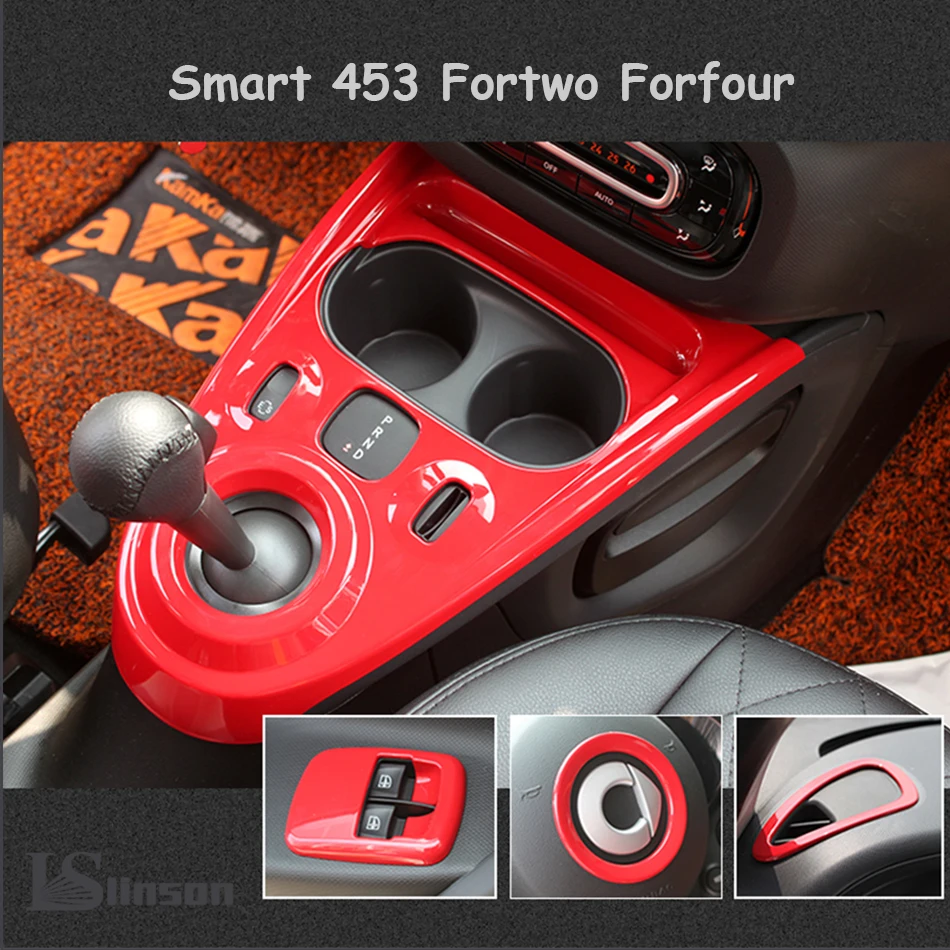 Red color car Interior Decoration Moulding High quality The whole body Vehicle sticker for smart 453 fortwo forfour
Red color car Interior Decoration Moulding High quality The whole body Vehicle sticker for smart 453 fortwo forfour