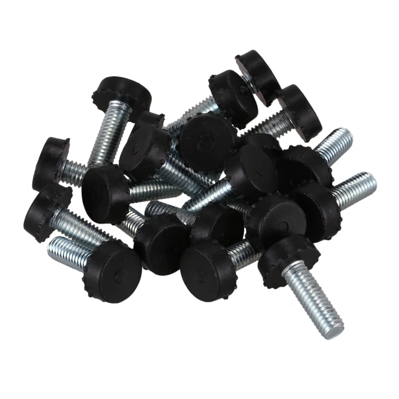 20pcs Screw On Type Furniture Glide Leveling Foot Adjuster 6x15x15mm 
20pcs Screw On Type Furniture Glide Leveling Foot Adjuster 6x15x15mm