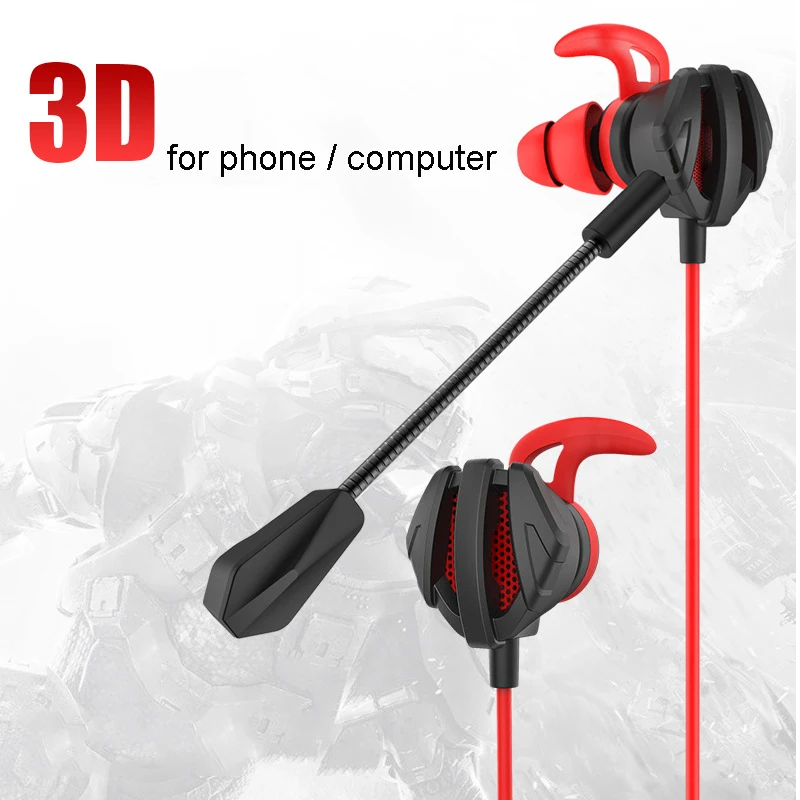 G9 Earphone Helmets For CS Games Gaming In-Ear Headset 7.1 With Mic Volume Control PC Gamer Universal Portable Earphones
G9 Earphone Helmets For CS Games Gaming In-Ear Headset 7.1 With Mic Volume Control PC Gamer Universal Portable Earphones