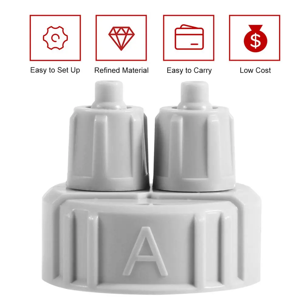 DIY ABS CO2 System Kit Generator Part Bottle Cap with Tubes for Planted Aquarium A/ B Interface Portable Light Weight
DIY ABS CO2 System Kit Generator Part Bottle Cap with Tubes for Planted Aquarium A/ B Interface Portable Light Weight