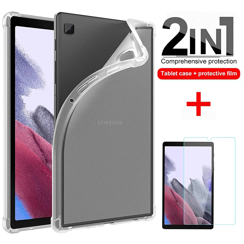 Case For Sumsung Galaxy Tab A 8.4 T307 Tab A7 Lite T220 8.7 inch Shell Cover TPU Silicon Transparent Slim Airbag Cover and Glass
Case For Sumsung Galaxy Tab A 8.4 T307 Tab A7 Lite T220 8.7 inch Shell Cover TPU Silicon Transparent Slim Airbag Cover and Glass