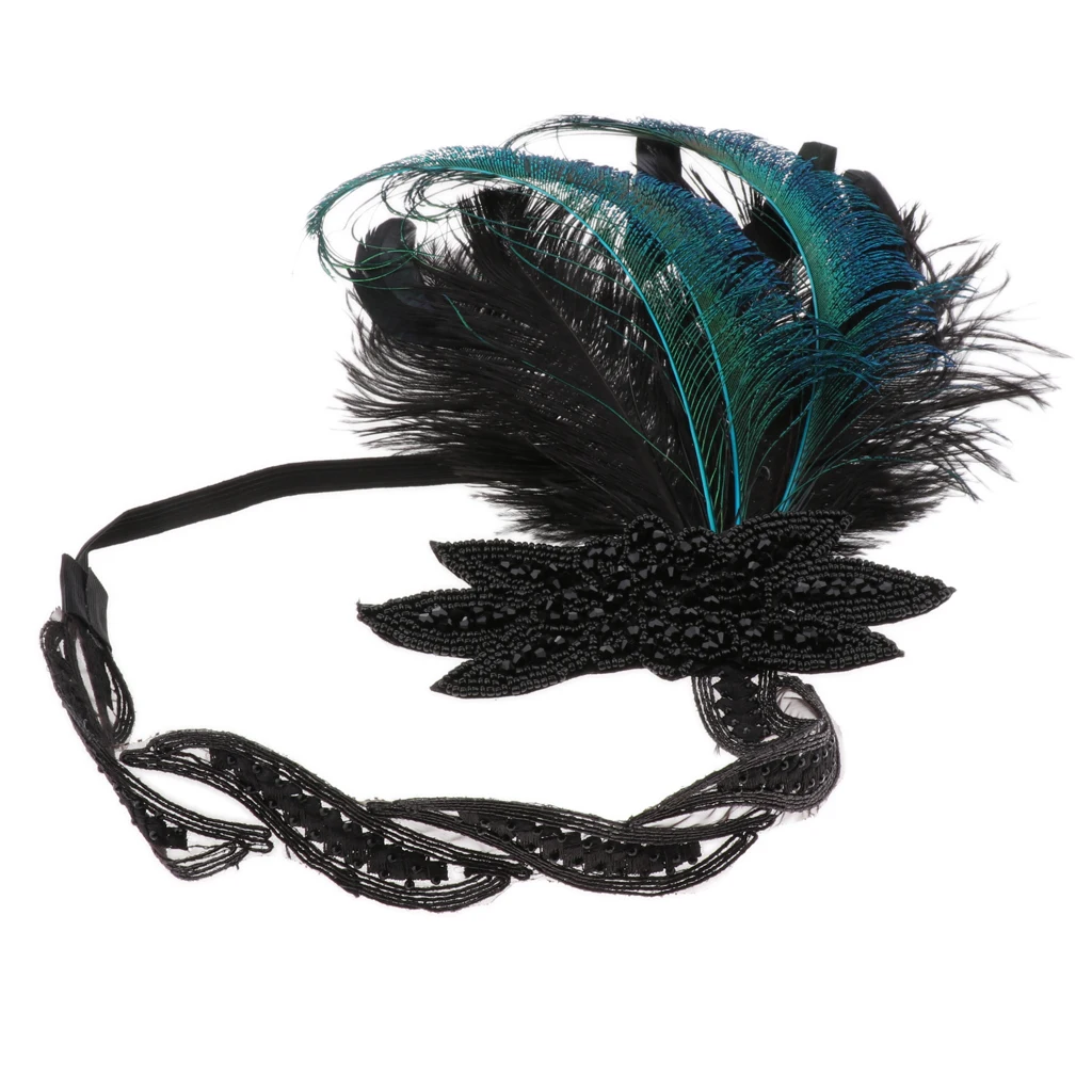 Handmade Feather Headband - Flapper Feather Headpiece - 1920s Beaded Headband for Women and , Fashionable Hair Accessories
Handmade Feather Headband - Flapper Feather Headpiece - 1920s Beaded Headband for Women and , Fashionable Hair Accessories