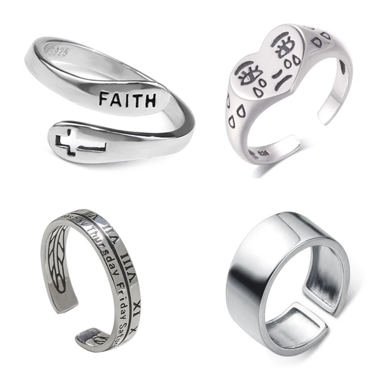 Vintage Ring Crying Heart Rings for Women Classic Irregular Trendy Rings New Korean Personality Jewelry Simple Temperament Gifts
Vintage Ring Crying Heart Rings for Women Classic Irregular Trendy Rings New Korean Personality Jewelry Simple Temperament Gifts