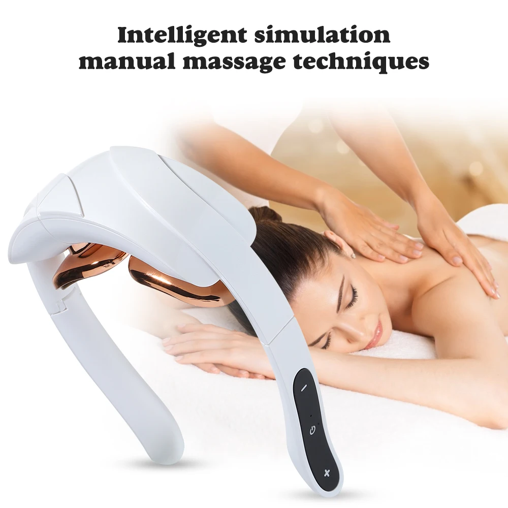 Electric Neck Massager Pulse Physiotherapy Massage Instrument Neck Protector Heating Pain Relief Tool Health Care Relax Machine
Electric Neck Massager Pulse Physiotherapy Massage Instrument Neck Protector Heating Pain Relief Tool Health Care Relax Machine